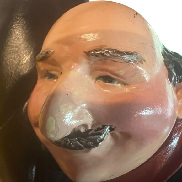 Signed 2003 Resin Wine Holder Sculpture Waiter Butler Style Bar Collectible - Picture 11 of 15